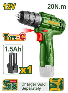 Jadever Drill 12 Volt 1 Battery Without Charger Type C  Jdcds510