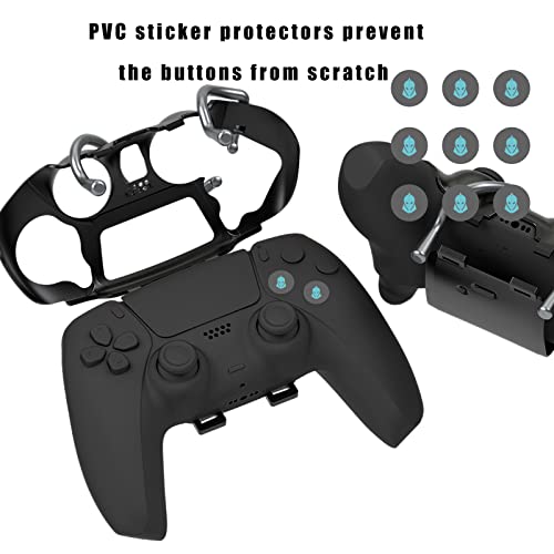 EXknight ملحق EXknight Leverback V2 لأزرار التحكم، محول الأزرار الخلفية لجهاز تحكم PS5 | يتناسب مع قبضة الإبهام (أسود) - Image 2