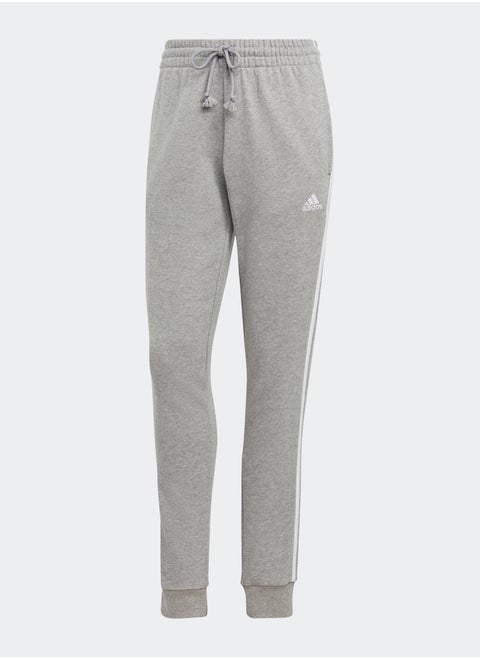 Essentials 3-Stripes French Terry Cuffed Joggers