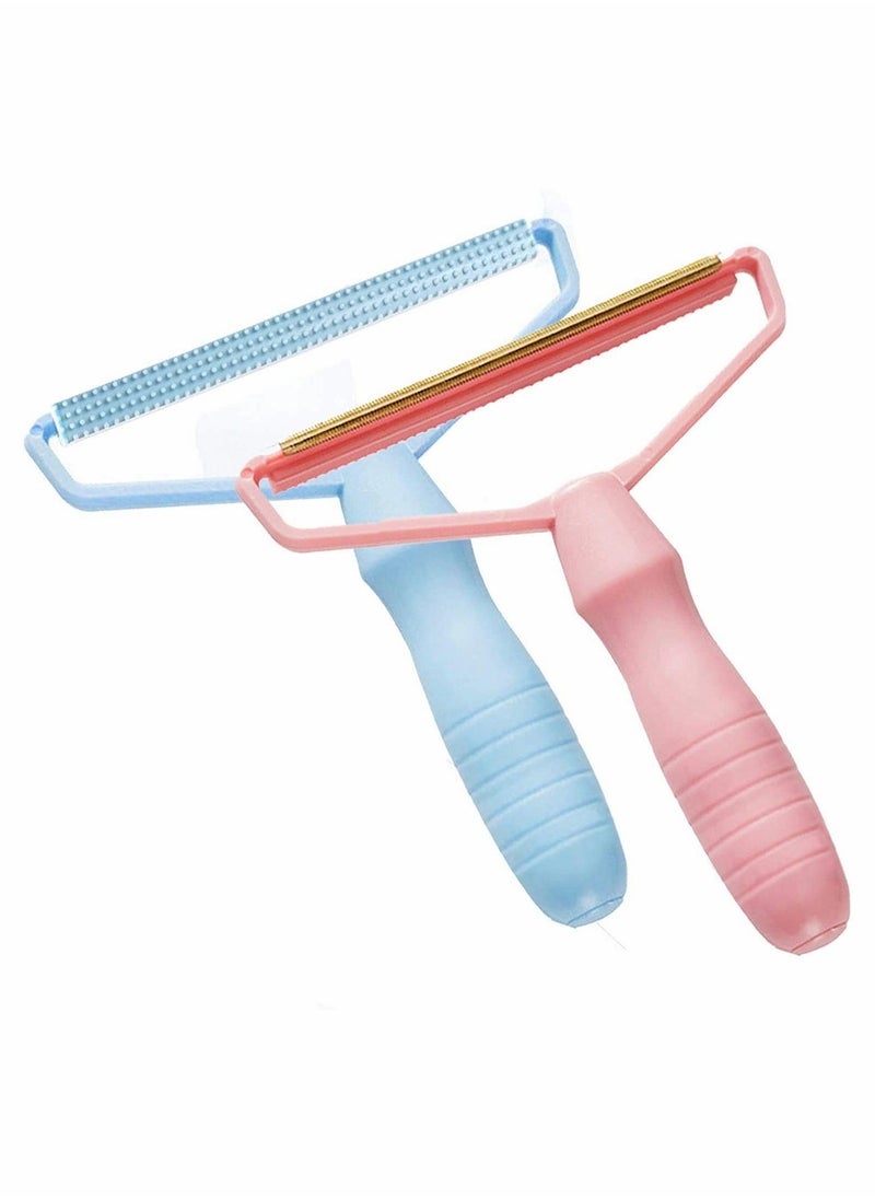 2 Pack Lint Roller, Portable Lint Remover Clothes Fuzz Shaver - Image 1