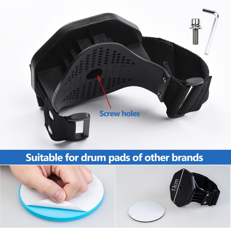 Guitto Portable Drum Practice Stand: Adjustable Strap, Silica Gel Pad, Stable Silent Design - Ergonomic, Travel Friendly Stand for Home Practice, Outdoor Use, Drum Players - Image 4