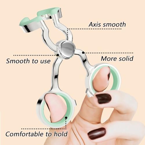 MUQING Daily Contact Lens Wearing Aids - Soft Silicone Remover and Insertion Tool Set Includes Tweezers, Case and Plunger Suction Cup (Green) - Image 4