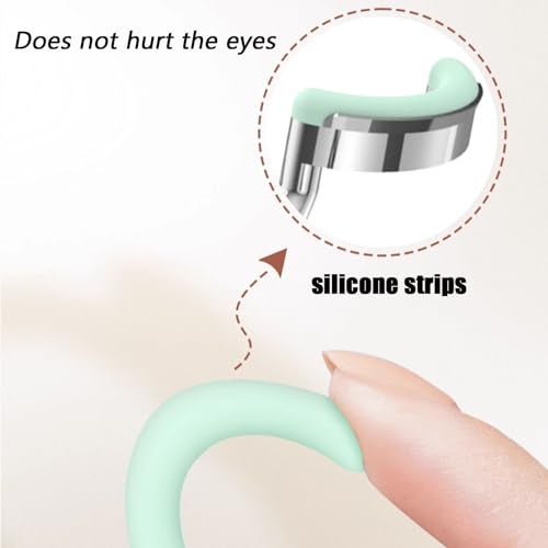 MUQING Daily Contact Lens Wearing Aids - Soft Silicone Remover and Insertion Tool Set Includes Tweezers, Case and Plunger Suction Cup (Green) - Image 2