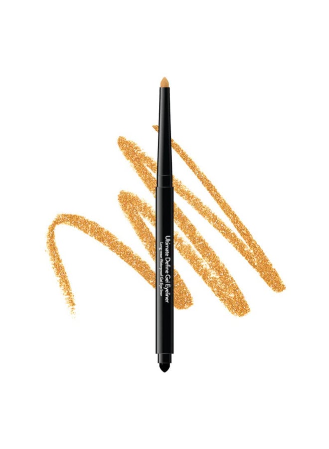 Sistar Ultimate Define Gel Eyeliner Pen Long Lasting Smudge Free Smooth Application Waterproof Liner Bright Bronze - Image 1