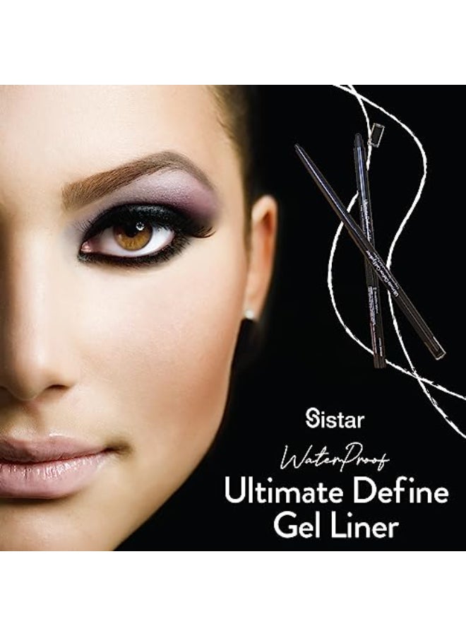 Sistar Ultimate Define Gel Eyeliner Pen Long Lasting Smudge Free Smooth Application Waterproof Liner Bright Bronze - Image 5