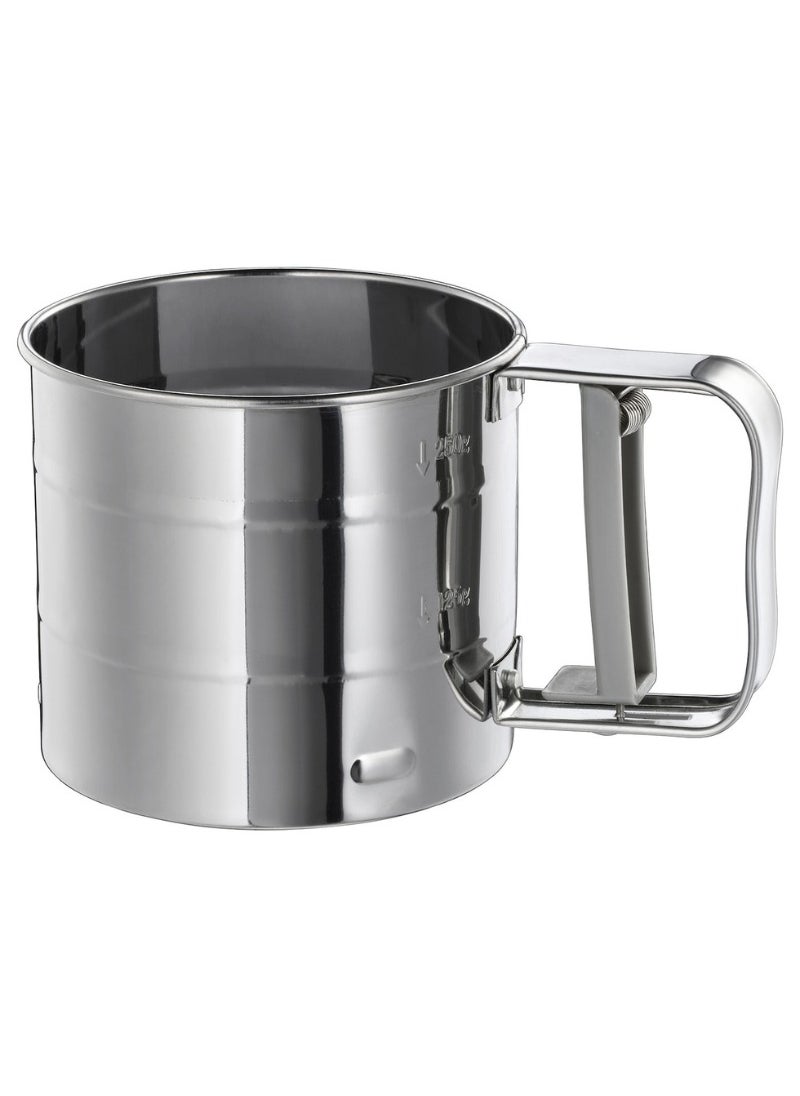 idealisk Flour Sifter, Stainless Steel, 10.5 cm  - Image 1