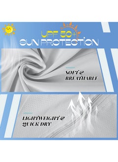 Hercicy Hercicy 2 Pcs UV Protection Clothing Sun Protection Hoodie Jacket Full Zip UV Block Clothing for Women  - Image 4
