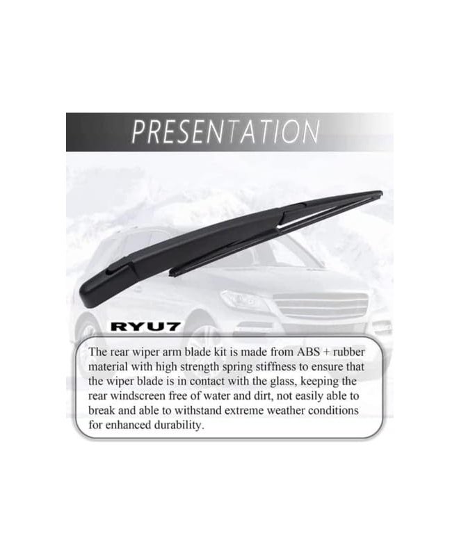RYU7® Rear Wiper Arm with Blade Compatible with Wrv - Image 4
