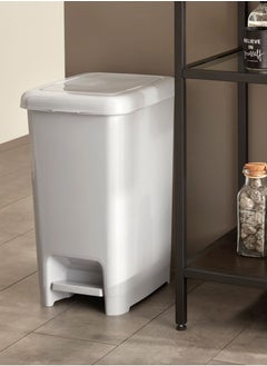 dunya Plastic Pedal Dustbin 40 Liter 424X310X548 MM  - Image 2