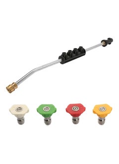 NIBEMINENT High Pressure Car Wash Jet Lance For Karcher K Series With 4 Nozzle Tips Multicolour  - Image 1