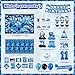 Mpanwen Gamer 11th Birthday Decorations for Boys Blue Video Game Level 11 Bday Party Decor Supplies for 11 Years Old Boy with Backdrop Tablecloth Centerpiece Hanging Swirls Hat Wall Signs - Image 4