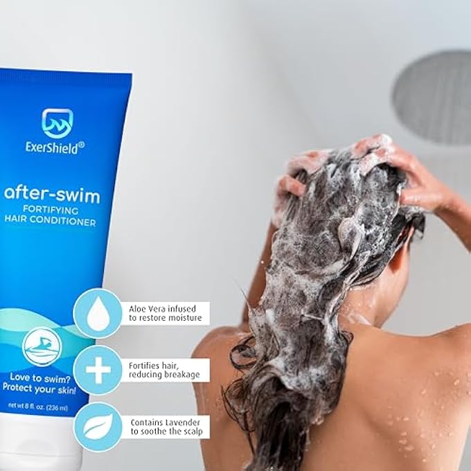 Exershield AFTER SWIM FORTIFYING HAIR CONDITIONER FOR SWIMMERS - Image 2