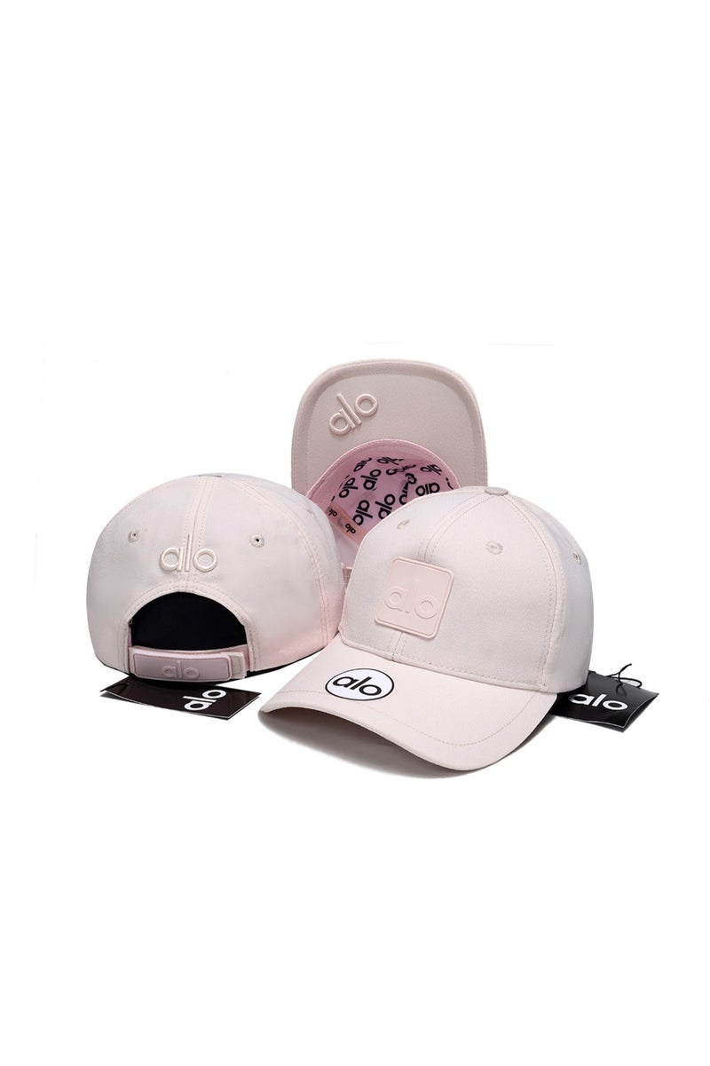 alo Alo Cap: Blush Pink, 3D Logo & Brand Detailing