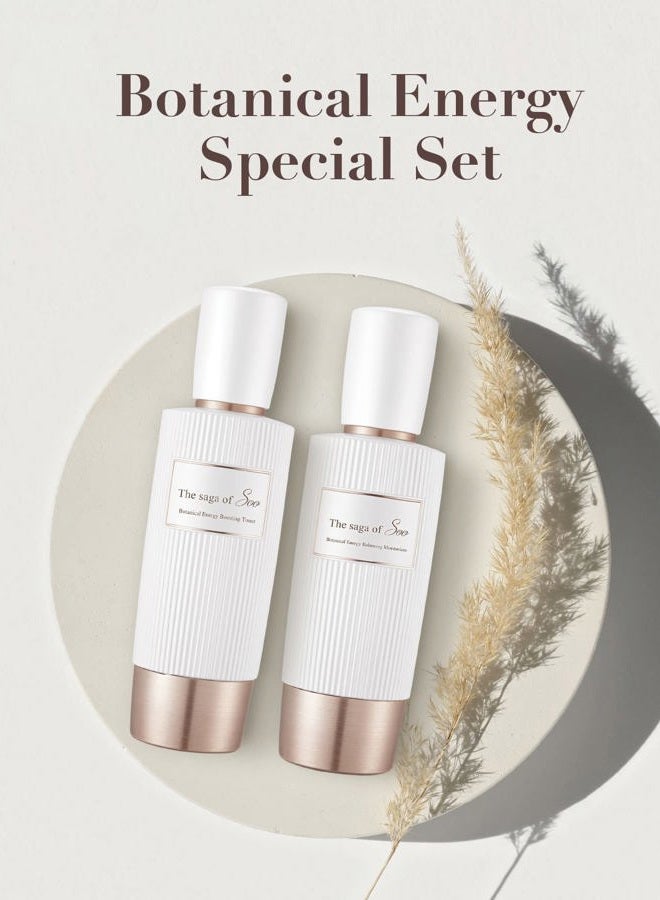 POPMISOLER Spring Event Sooryehan THE SAGA OF SOO BOTANICAL ENERGY (360 ml / 12.17 Fl Oz) - Korean Skincare Gift Set by LG BEAUTY. Botanical Energy Boosting Toner, Balancing Moisturizer, Cream, Foam Cleanser.  - Image 2