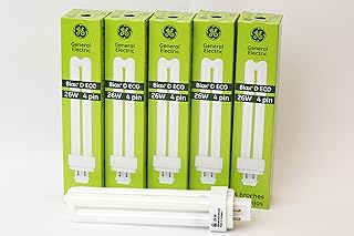 GE مصباح فلوريسنت مضغوط GE، مزدوج بيكس، 26 واط - Image 1