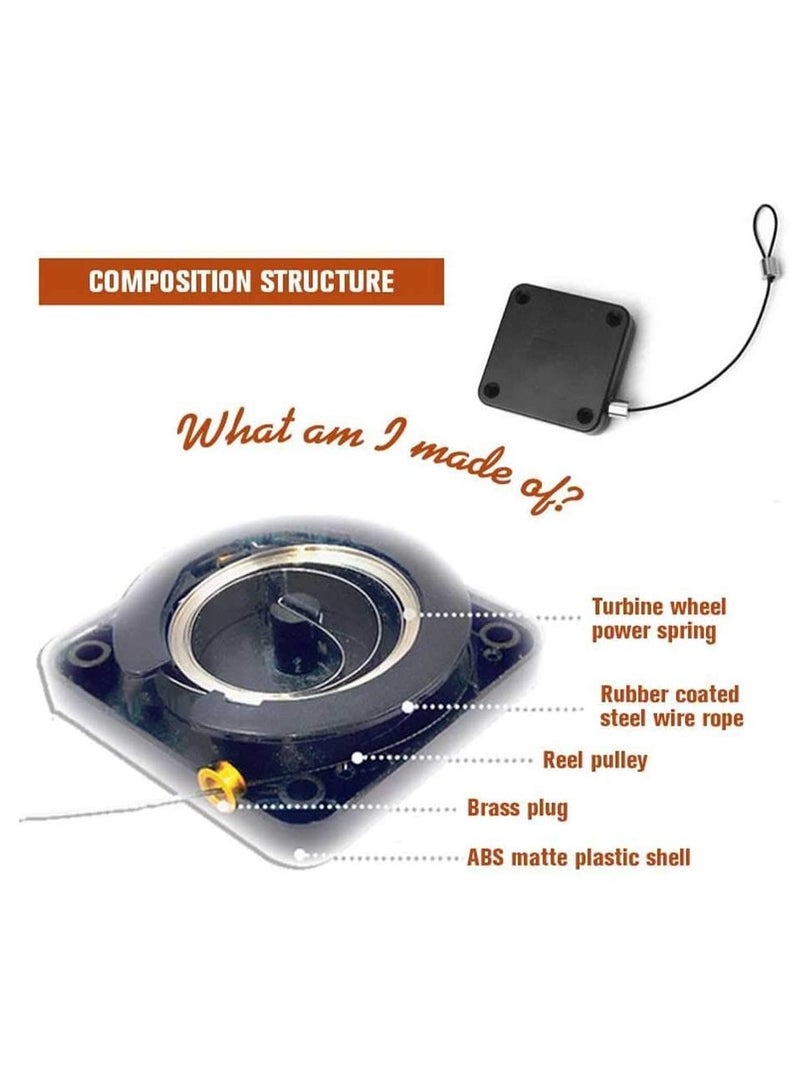 Automatic Door Closer 2-Piece Punch Free for Home Office Window Cabinet Door - Image 2