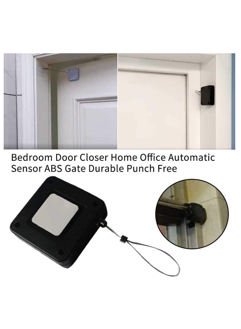 Automatic Door Closer 2-Piece Punch Free for Home Office Window Cabinet Door - Image 3