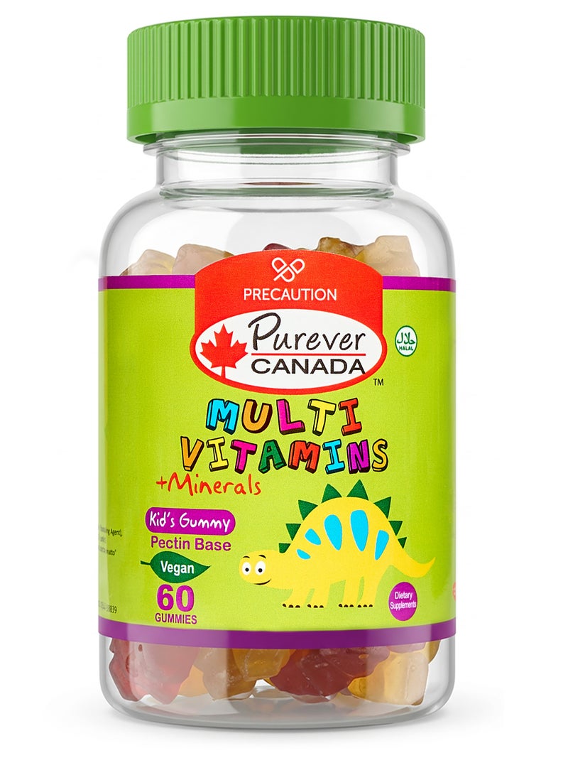 Purever Multi Vitamins Plus Minerals 60 Gummies - Image 1