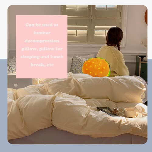 CHELEI2019 11.8" Hamburger Plush Cheeseburger Pillow Stuffed Food Cushion Toy,Gifts for Kids - Image 4