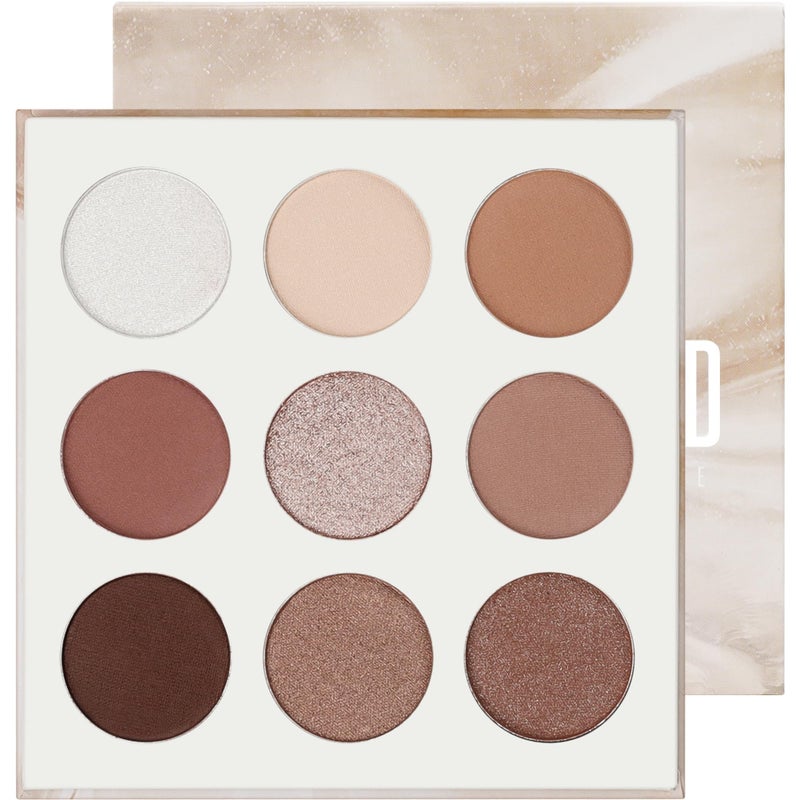 docolor Neutral Eyeshadow Palette 9 Colors Nude Brown Eyeshadow Palette Eye Shadow Palette Makeup Palettes with Velvety and Silky Finishes Highly Pigmented Mattes Shimmers Glitter Eye Makeup Palettes - Image 1