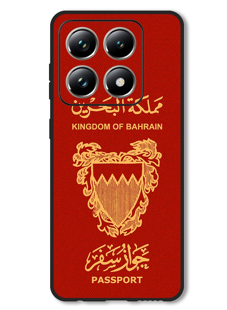 Theodor Case Compatible with Xiaomi 14T Protection Shockproof Bumper Cover Bahrain Passport - Image 1