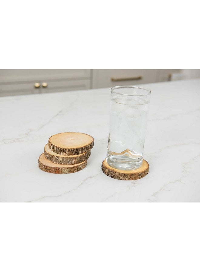 Lipper International Acacia Tree Bark Coasters Set Of 4 - Image 4