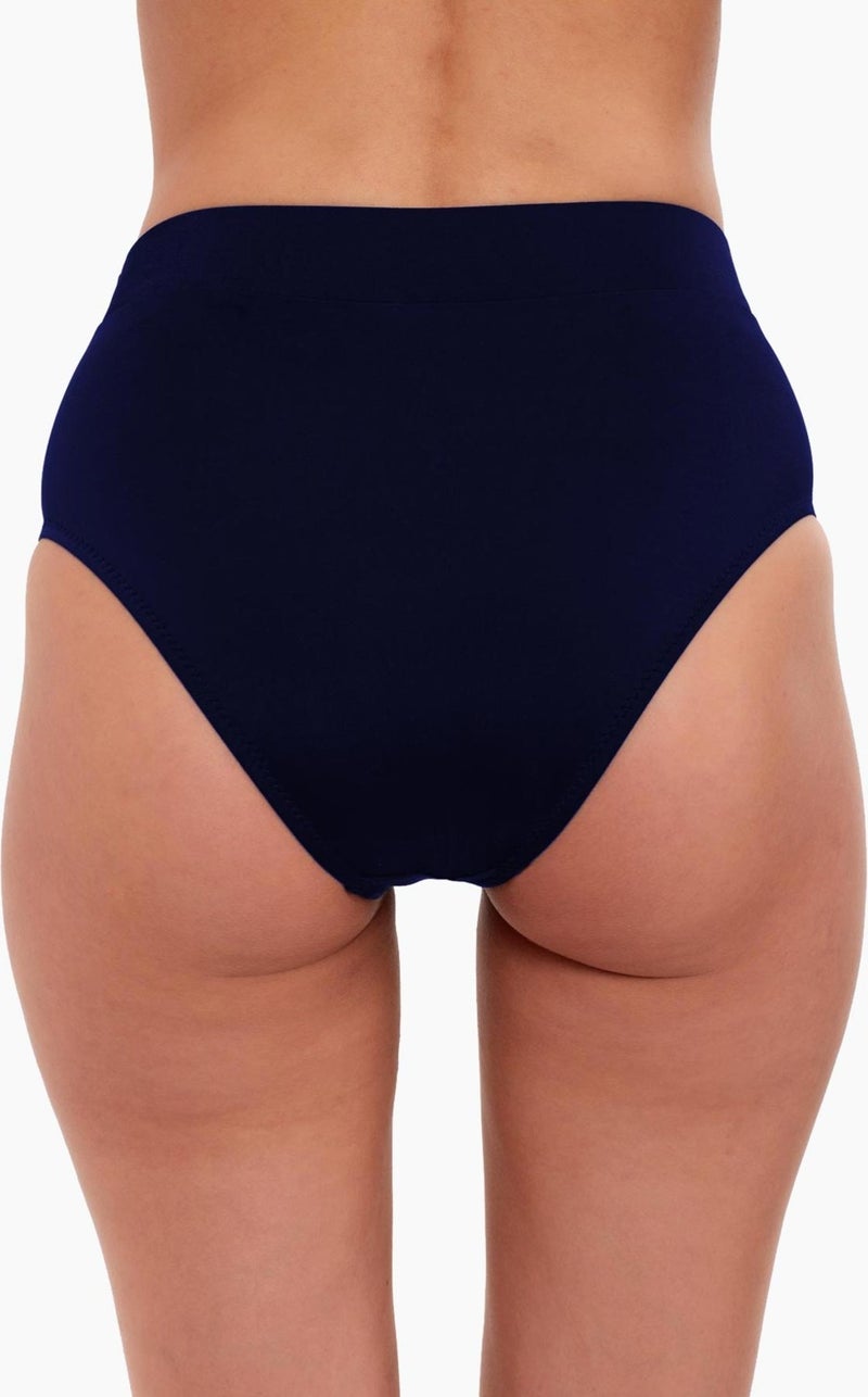 Ayyıldız 63053 Navy Blue High Waist Bikini Bottom  - Image 2
