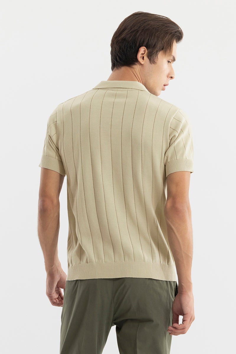 SNITCH Nordic Beige Polo T-Shirt - Image 5