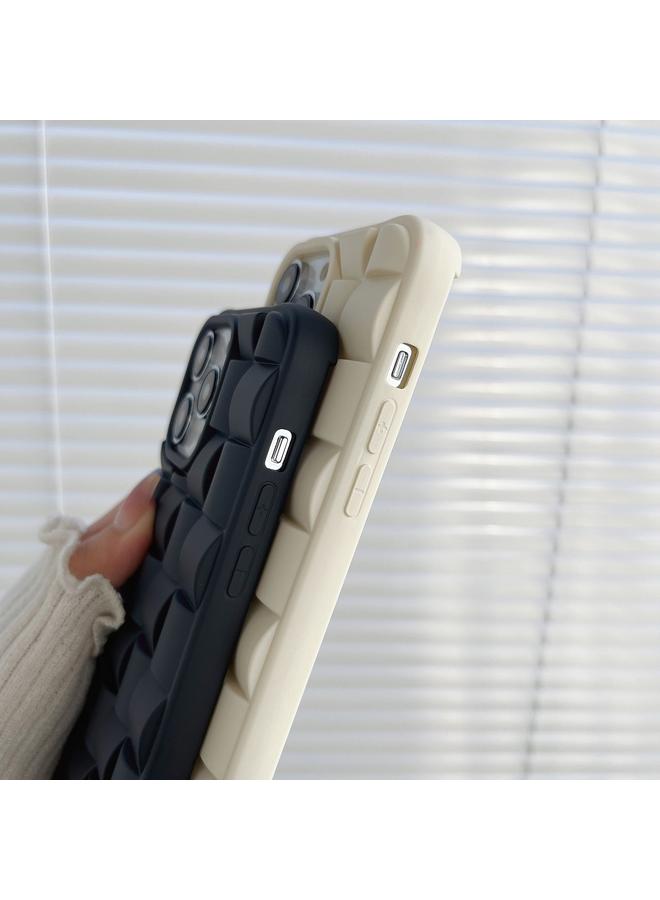 زبون جراب لهاتف iPhone 13 بتصميم مكعب ثلاثي الأبعاد وملمس جلدي - Image 5