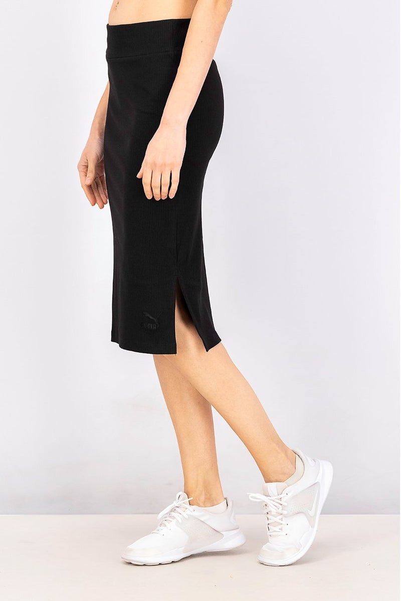 PUMA Women Sportswear Fit Embroidered Logo Outdoor Skirt, Black - Image 3