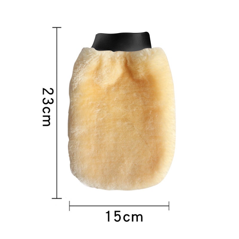 Car Wash Gloves Double-Sided Plush Car Special Imitation Wool Hand Wipe Thick Waterproof Car Cleaning Tool - Image 1