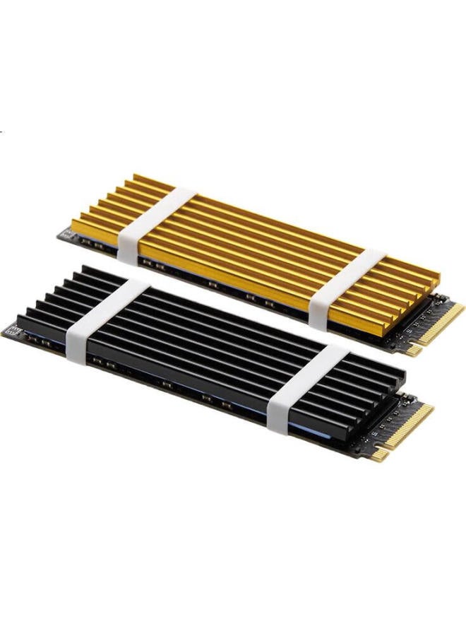 Linkstone Liantuo M.2 Cooling Pad, Nvme Heatsink, Thermal Conductive Silicone Pad, Cooling Vest, Cooling Armor, Thermal Adhesive, Double-Sided Thermal Tape, Ssd Heatsink | Black Vest - Image 2