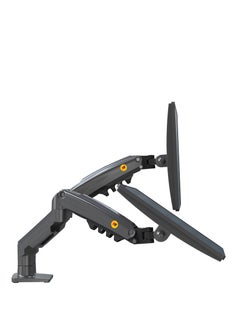 ان بي ايرجونوميك أن بي نورث بايو NB Ergonomic  حامل شاشة مزدوج للمكتب، ذراع شاشة كمبيوتر دوارة كاملة الحركة لشاشتين 17-27 بوصة مع سعة تحميل 4.4 ~ 19.8 رطل لكل شاشة F160  - Image 4
