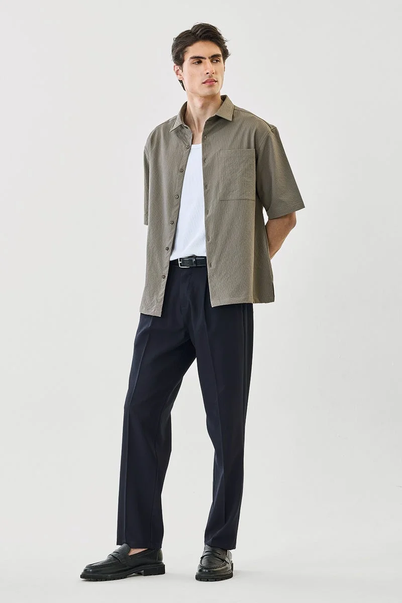 سنيتش قميص فضفاض بنقوش