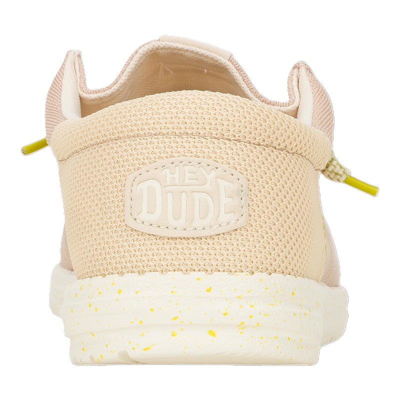 HEYDUDE Men's Wally Funk Zigzag Mesh Irish Cream/Wood Ashh 11 Medium - Image 2