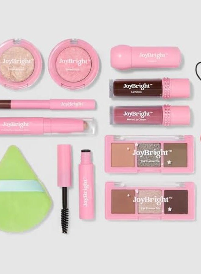 Ulta JoyBright 12 Days of Beauty Holiday Collection, Makeup and Skincare Gift Set, Pink and Blue Ferris Wheel Design, Western Theme - Image 3