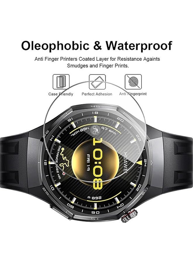 ELTRAZONE 3 Pcs Tempered Glass Screen Protector for Huawei Watch GT 6 Pro 46 mm, Waterproof Tempered Glass Film, 9H Screen Protector HD Anti-Scratch Screen Protector, Shatterproof, Bubble-Free Screen - Image 5