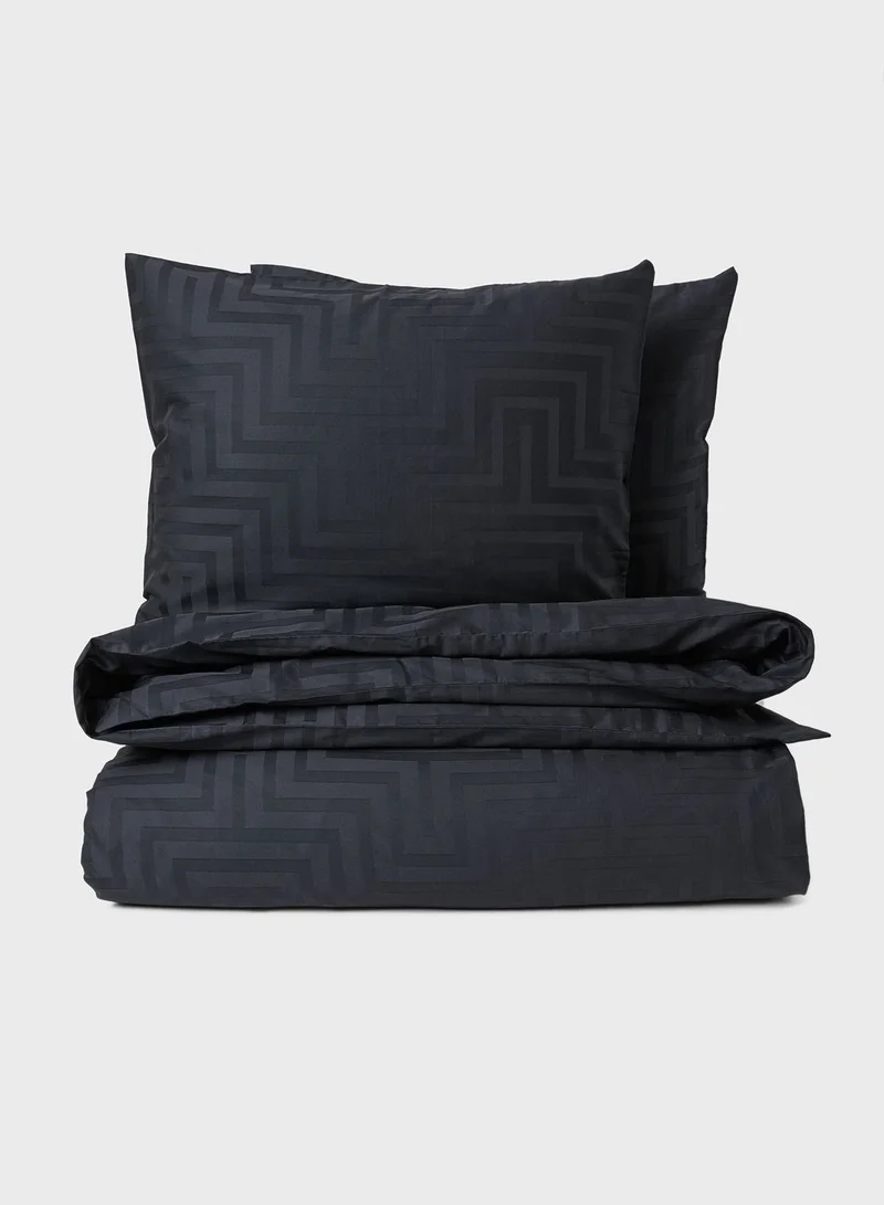 H&M Cotton Satin Duvet Cover Set