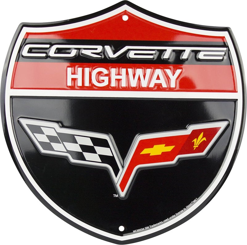 Corvette Shield Sign