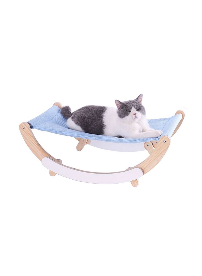 Cool Baby COOLBABY Cat Bed Pet Bed Pet Shaker Antislip Mat Design Washable Breathable Cloth Pad Solid Wood Cat Bed - Image 1