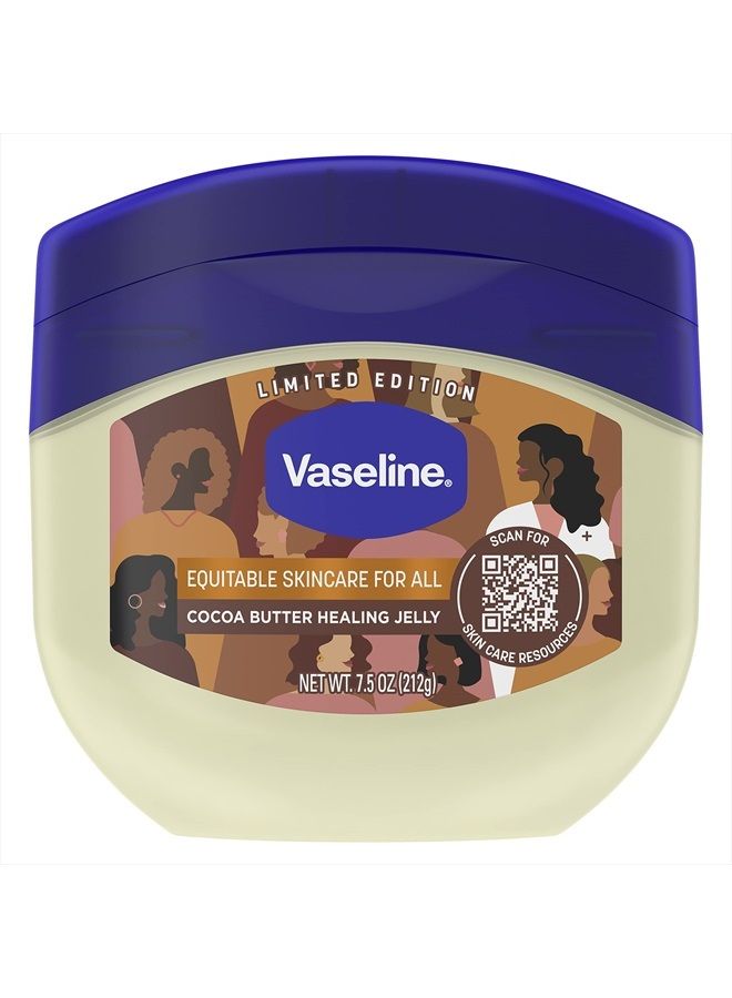 Vaseline Petroleum Jelly, Cocoa Butter, 7.5 oz - Image 1