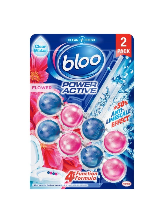 bloo Power Active Flowers Toilet Rim Block 100G - Image 5