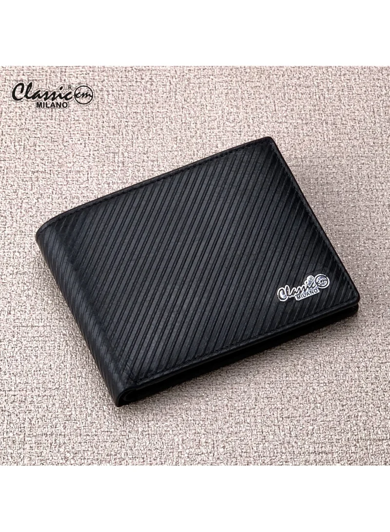 Classic Milano Classic Milano Genuine Leather Wallet for Men – Slim Bifold Men’s Wallet with RFID Blocking, Multiple Card Slots – Stylish Mens Purse Wallets Gift for Husband, Father