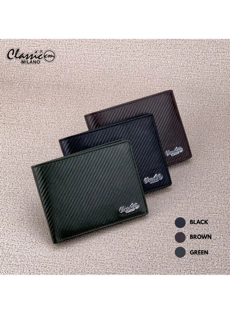 Classic Milano Black (CNH-11) Classic Milano Genuine Leather Wallet for Men – Slim Bifold Men’s Wallet with RFID Blocking, Multiple Card Slots – Stylish Mens Purse Wallets Gift for Husband, Father for Men | Best Price UAE