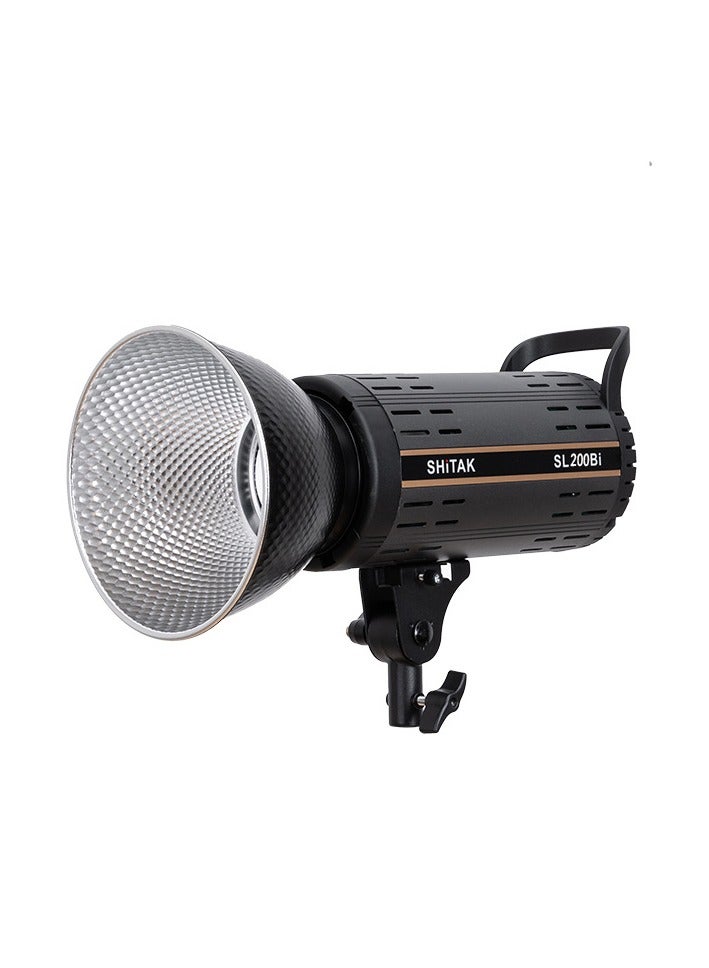 مبرد SL200BI ضوء تصوير LED 3200K/5600K قابل للتبديل ضوء استوديو احترافي لنقاط التصوير مصباح مع تركيبة بوانز - Image 1