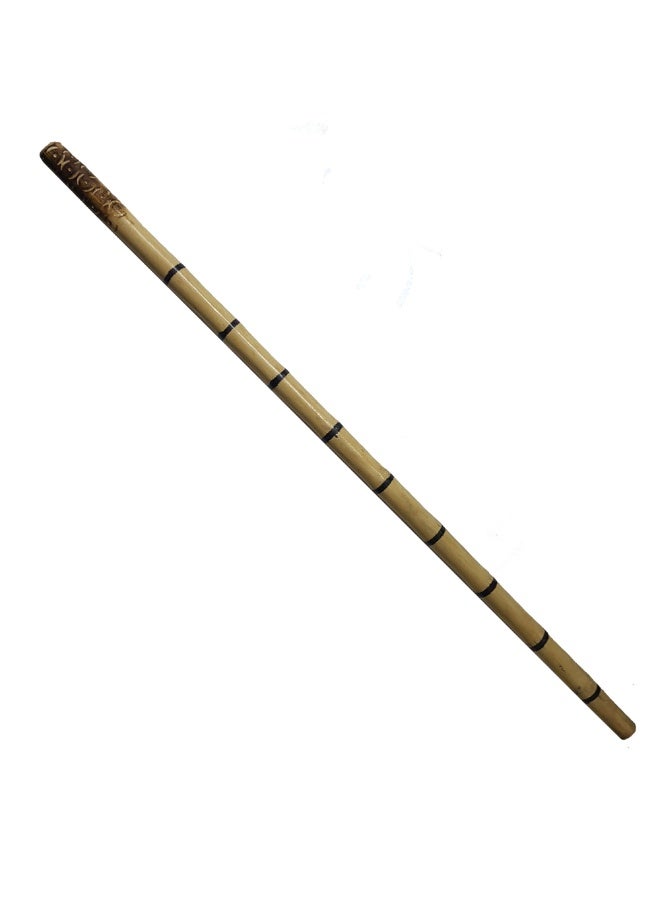 A cane made of Aswan beech wood, for men, with a wooden handle of the same color as the wood. - Image 1