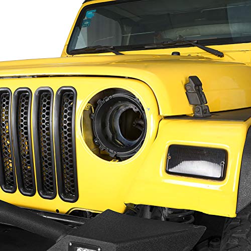 Hooke Road TJ Headlight Mount Bracket Retainer Ring Replacement Compatible with Jeep Wrangler TJ 97-06 - Image 4