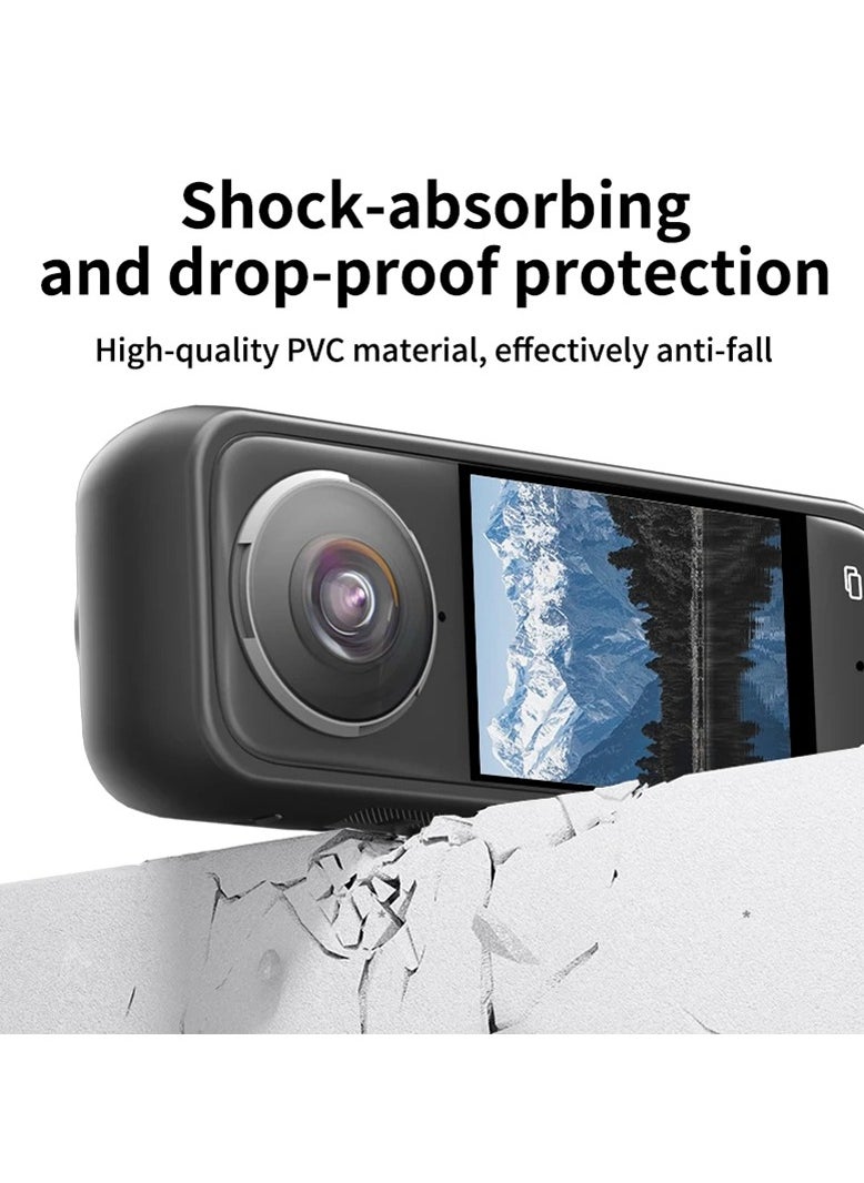 Generic For Insta 360 x4 frame plastic protective case X4 panoramic action camera anti-fall protection bracket accessories  - Image 4
