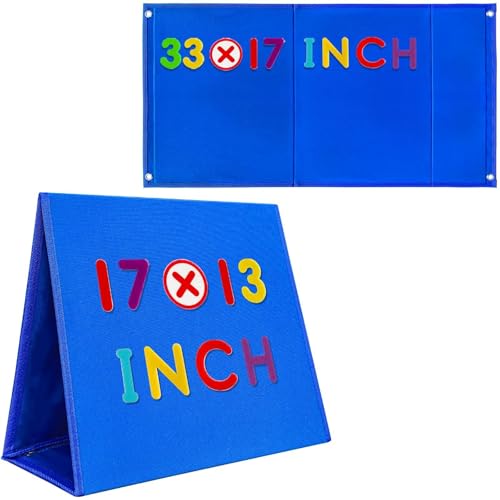 PENGFULL Felt Flannel Board 17 13 inFelt Story Learning Board for ToddlersClassroomPreschoolKiddie Corner FoldableStandfor WallsGifts for Kids - Image 1