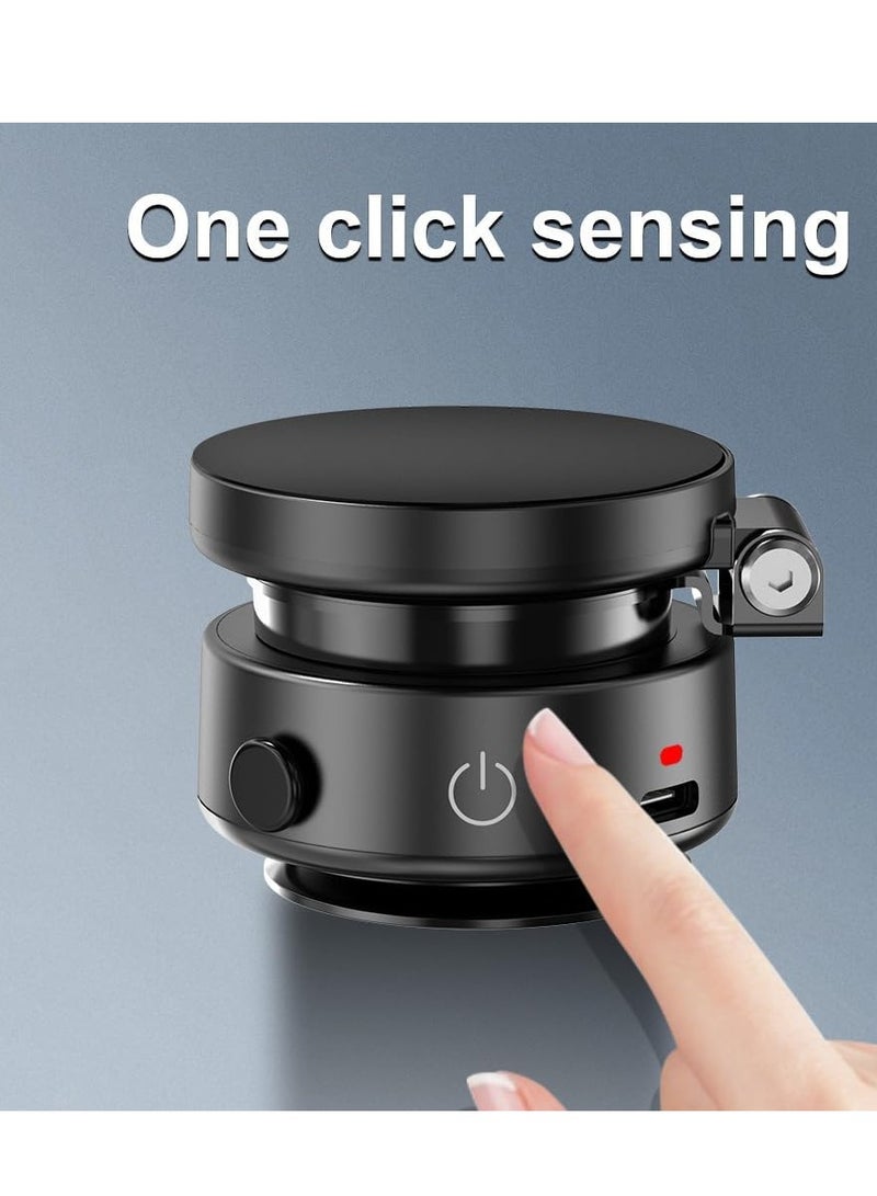 AMBERJACK Vacuum Magnetic Suction Phone Mount Holder, Car dashboard phone mount, Double Side Use Magnetic Folding Phone Holder, Suction Cup,Adjustable Magnetic 360 Rotateable Phone Holder For iPhone, Samsung - Image 5